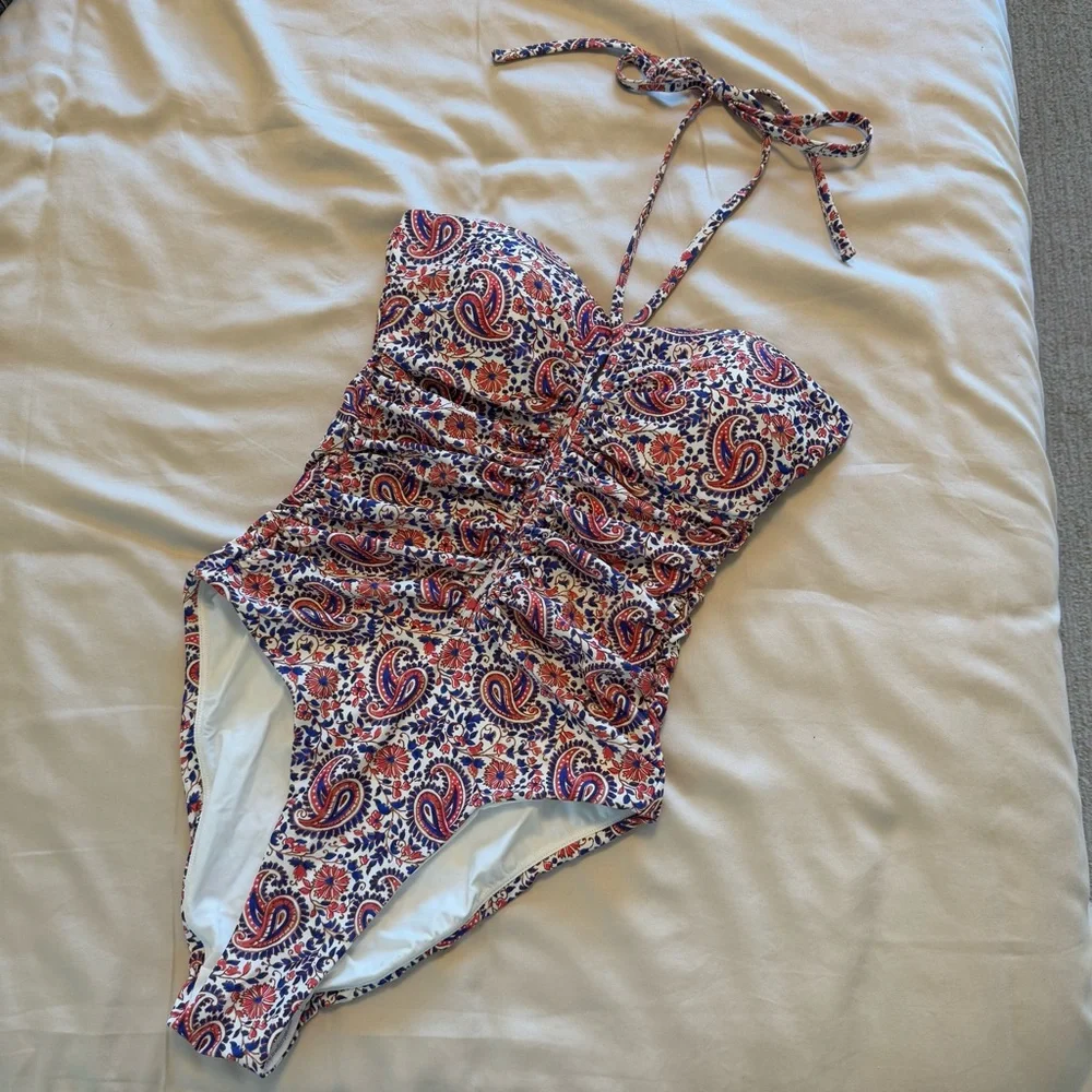 NWT $328 Veronica Beard Hazima Swimsuit, S